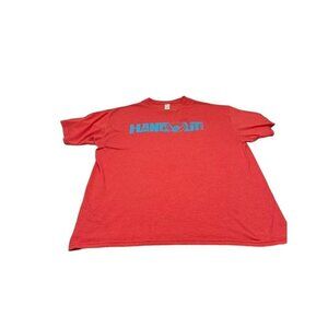 HANGOUT Music Festival 2015 Superstar  Tshirt Gulf Shores XL Tomato Red Blue